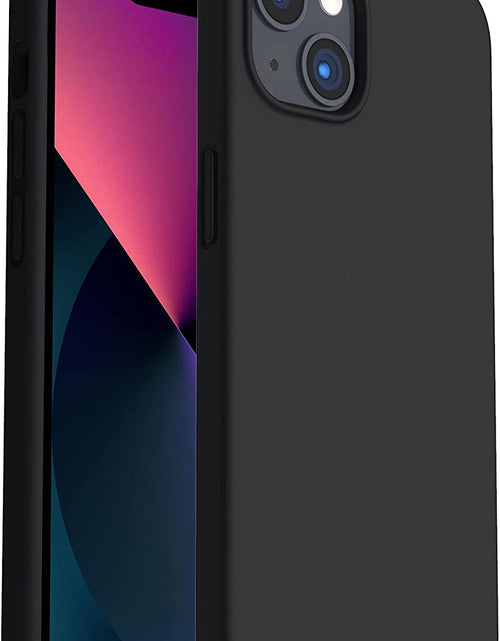 Load image into Gallery viewer, Shockproof Liquid Silicone Designed for Iphone 13 Case Gel Rubber Full Body Protection Anti-Shock Cover Case Drop Protection 6.1Inch-Black
