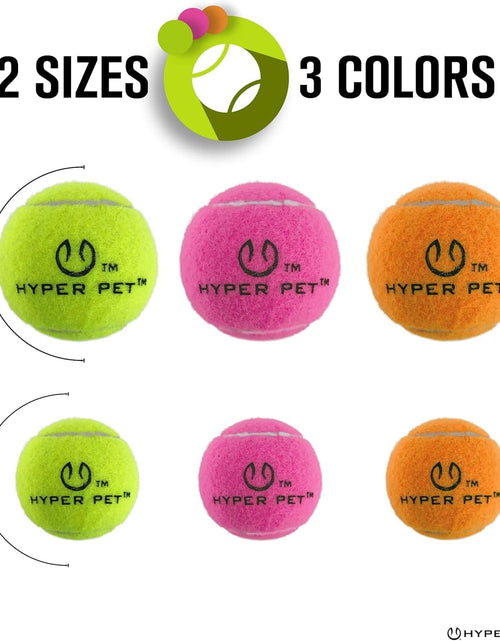 Load image into Gallery viewer, MINI Tennis Balls for Dogs (Pet Safe Dog Ball Dog Tennis Balls for Exercise &amp; Training) Dog Ball Interactive Dog Toys Work with  K9 Kannon MINI Dog Ball Launcher - 4 Pack MINI Pink
