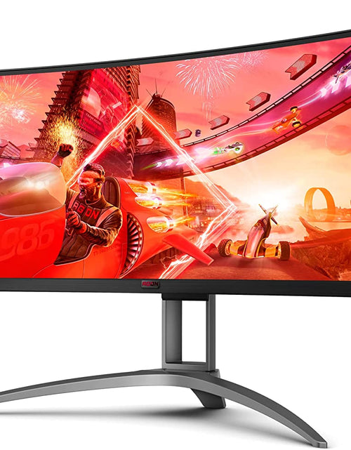 Load image into Gallery viewer, AGON Curved Gaming Monitor 49" (AG493UCX), Dual QHD 5120X1440 @ 120Hz, VA Panel, 1Ms 120Hz Adaptive-Sync, 121% Srgb, Height Adjustable, 4-Yr Zero Dead Pixels Manufacturer Guarantee
