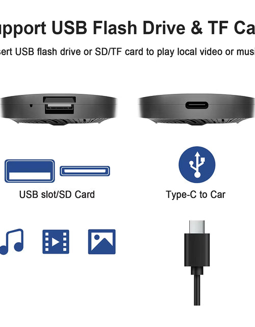 Load image into Gallery viewer, Android 13 Carplay Ai Box Wireless Android Auto Smart TV Box Car Intelligent System WIFI Support Netflix Youtube FOTA Upgrade

