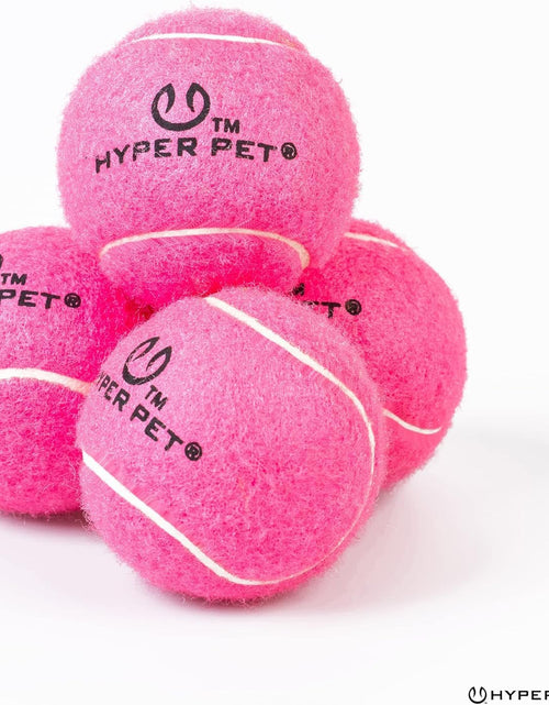 Load image into Gallery viewer, MINI Tennis Balls for Dogs (Pet Safe Dog Ball Dog Tennis Balls for Exercise &amp; Training) Dog Ball Interactive Dog Toys Work with  K9 Kannon MINI Dog Ball Launcher - 4 Pack MINI Pink
